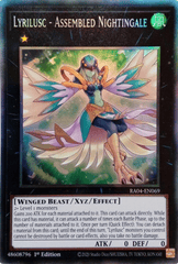 Lyrilusc - Assembled Nightingale - RA04-EN069 - (PCR) Prismatic Collector's Rare - 1st Edition
